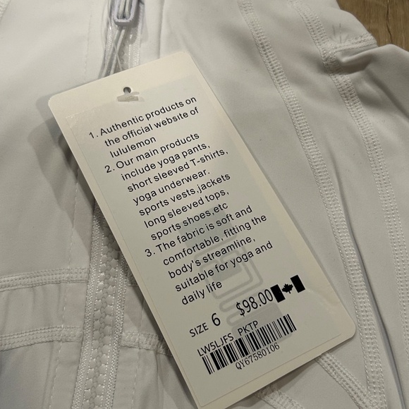 White Lululemon Define Jacket - Picture 3 of 6